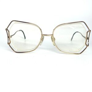 Luxottica Andromeda BrownGlo Avant Garde Eyeglasses Frames Italy Vintage 22122